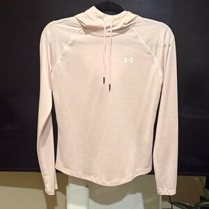 Under Armour Pale Pink Hooded Long Sleeve Pullover
